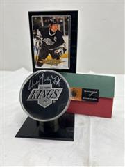 WAYNE GRETZKY SIGNED PUCK UDA COA